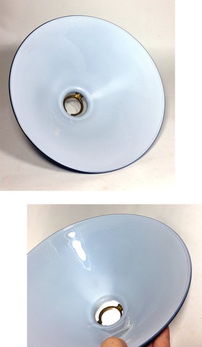 画像2: "Vianne Blue" Glass Shade w/Fitter 