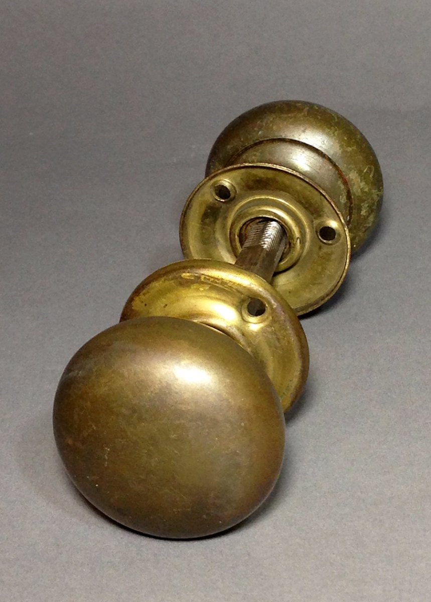 画像1: "Brass" Steel Doorknob (1)