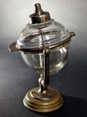 画像5: 1900's "N.Y." Glass Liquid Soap Dispenser (5)