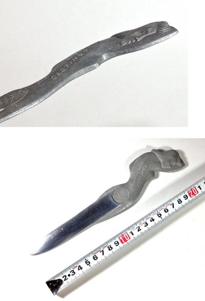 画像2: 1920-40's "Art Deco Nude Lady" Aluminum Letter Opener