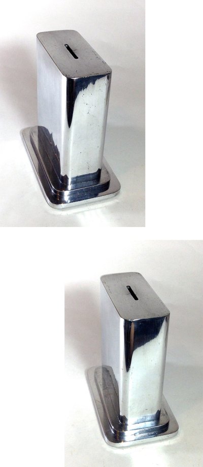 画像1: "Machine Age" Hand Made Aluminum Bank