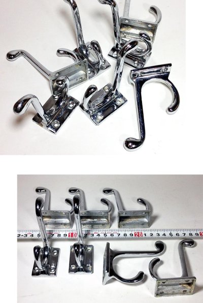 画像2: 1950's Chromed  "Double" Hooks【7-sets】