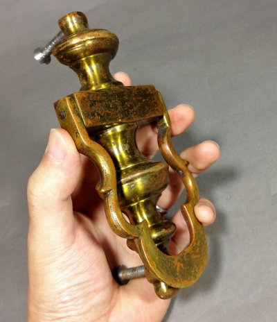 画像1: 1920-40's Solid Brass Door Knocker