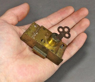 画像3: Antique Furniture Lock with Key