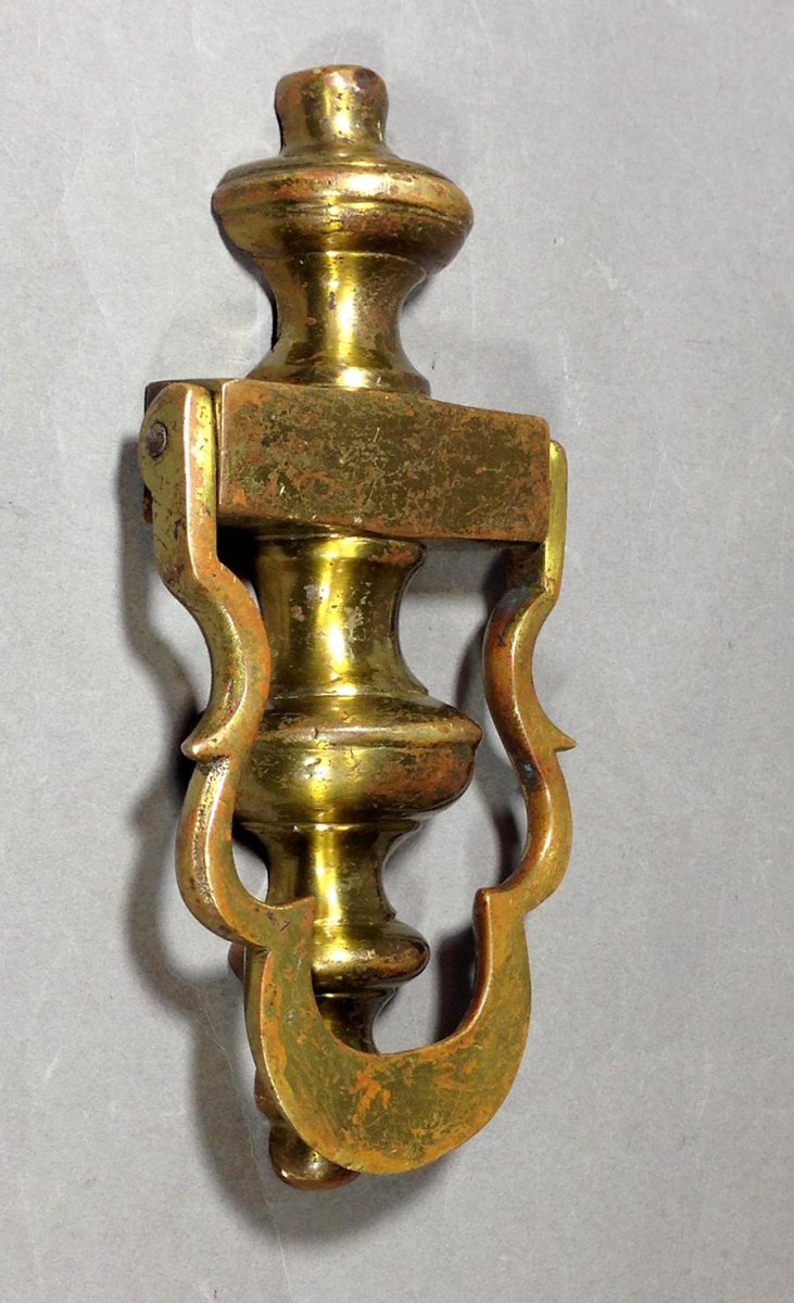 画像1: 1920-40's Solid Brass Door Knocker (1)