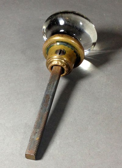 画像1: 1920-30's "Round Glass" Doorknob【1個のみ】