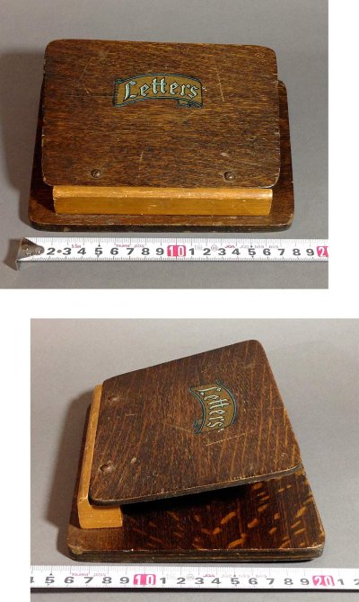 画像3: Early 1900's Wood" Wall mount Letter Holder