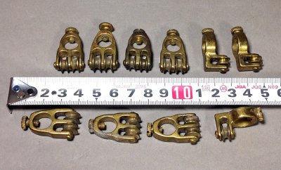 画像2: Brass Curtain Rod Small Pulleys【10個set】