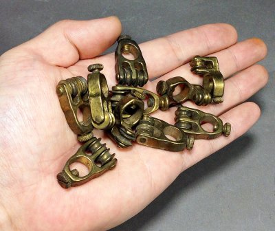 画像3: Brass Curtain Rod Small Pulleys【10個set】