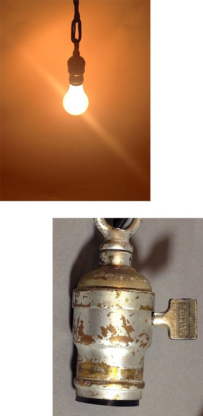 画像2: 1920-30's Chain Pendant Lamp