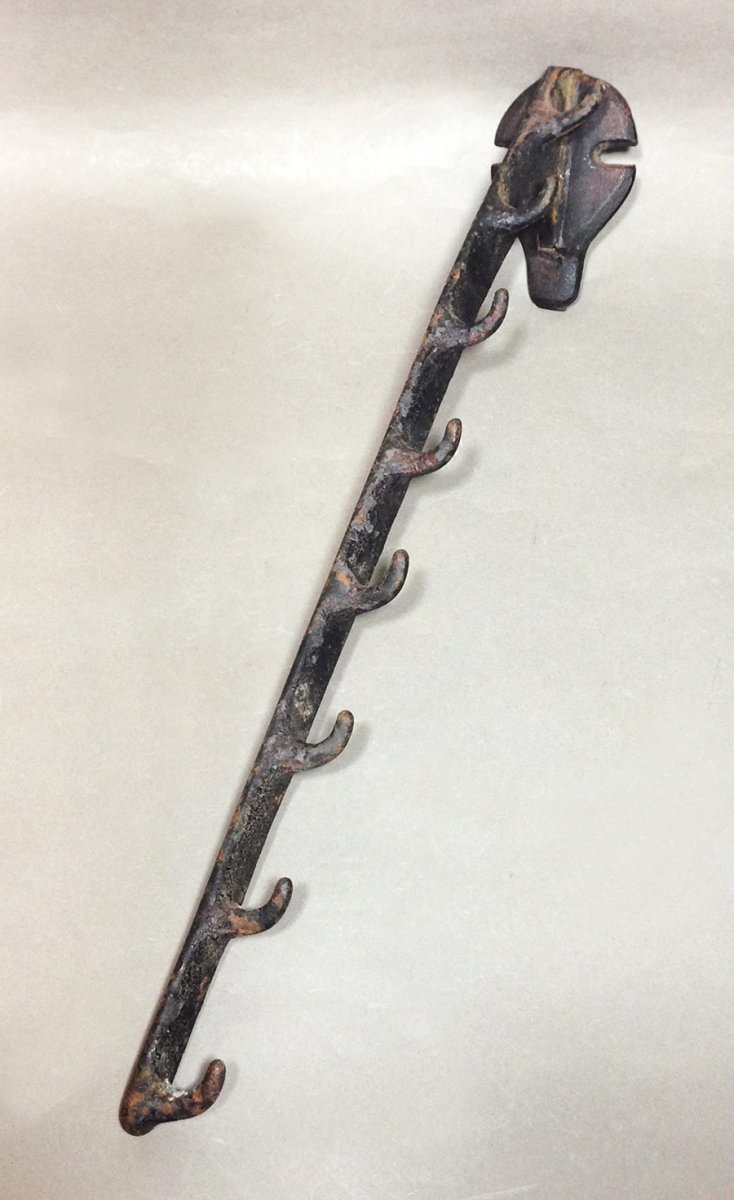 画像1: 1800-Early 1900's "Shabby Iron" Hanger Rack (1)