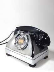 画像3: - 実働品 - 1940-early 1950's U.S.ARMY Chromed Telephone　【BLACK × SILVER】 (3)