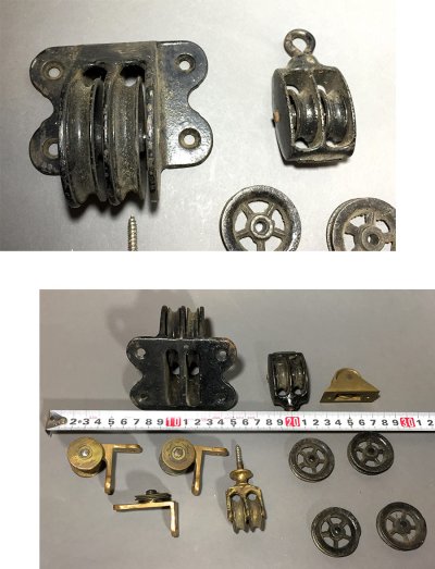 画像3: Early-1900's Cast Iron "Pulleys"