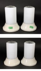 画像2: 1950's Porcelain "Moisture Proof" Bathroom Lamp【PAIR】 (2)