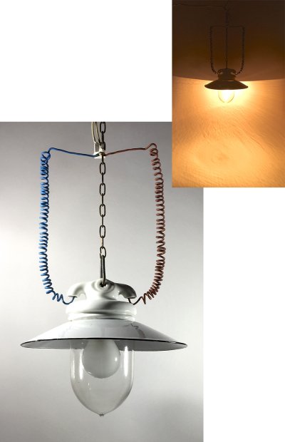 画像1: 1930's German Deco Pendant Light