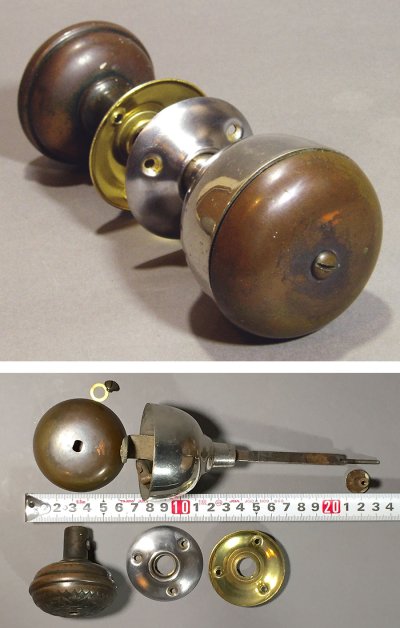 画像3: Early-1900's【BELL】built-in Bell Doorknob