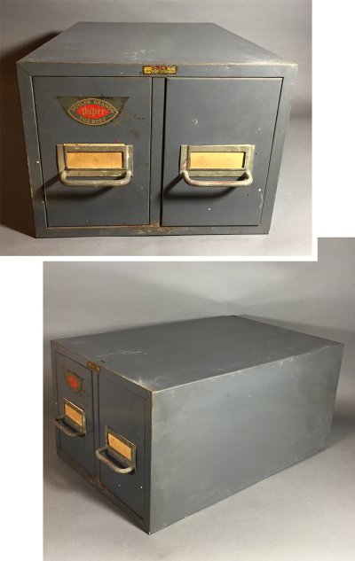 画像1: 1940-50's "Cole Steel Co. N.Y." 2-Drawer Cabinet