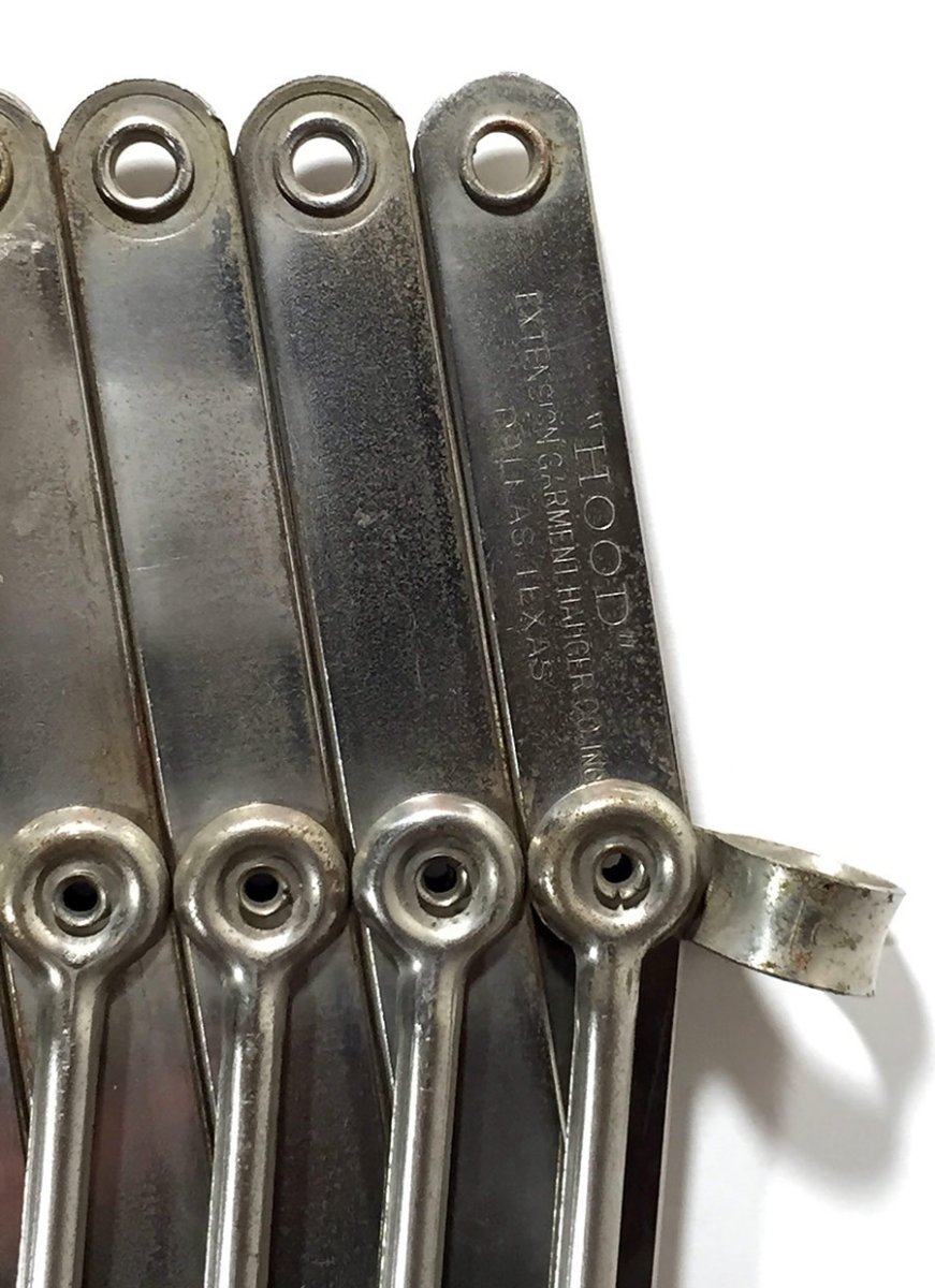 画像2: 1920's "EXTENSION" Steel Garment Hanger Rack (2)