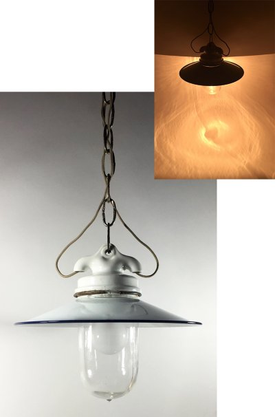 画像1: 1930's German Deco Pendant Light