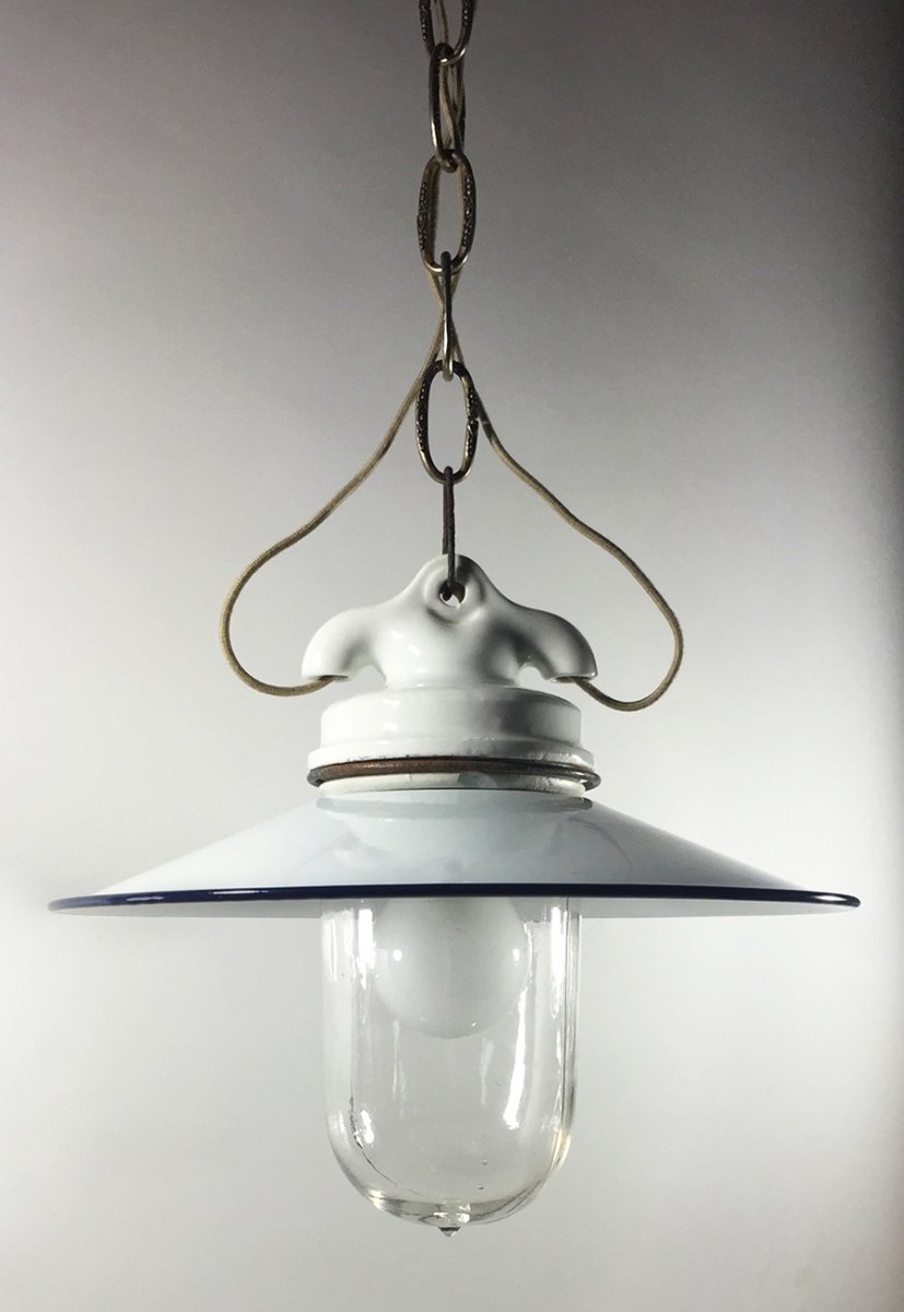 画像1: 1930's German Deco Pendant Light (1)