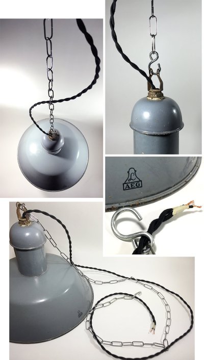 画像2:  1930's "BIG !!" German Deco Pendant Light