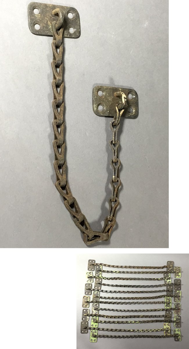 画像1: 1940's "Transom window" Stop Chain (1)