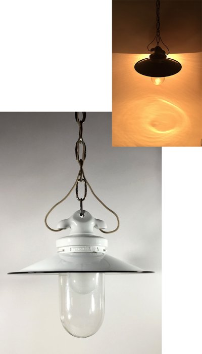 画像1: 1930's German Deco Pendant Light