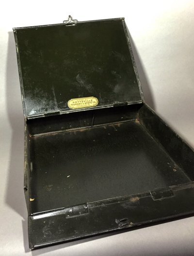画像2: 1920-30's "Fire Rat Proof" Steel File Box
