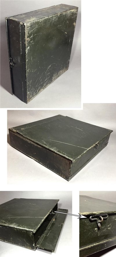 画像1: 1920-30's "Fire Rat Proof" Steel File Box