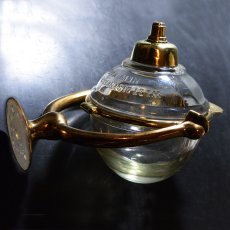 画像3: 1900-10's "N.Y." Glass Liquid Soap Dispenser 【GOLD】 (3)
