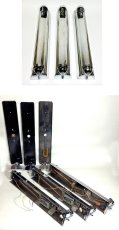 画像2: 1940's Art Deco Chrome Fluorescent Light Fixtures【3台セット】 (2)