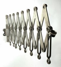 画像1: 1920's "EXTENSION" Steel Garment Hanger Rack (1)