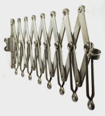 画像1: 1920's "EXTENSION" Steel Garment Hanger Rack (1)