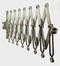 画像1: 1920's "EXTENSION" Steel Garment Hanger Rack (1)