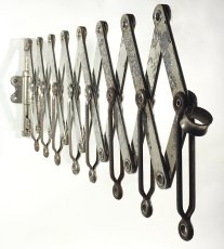 画像1: 1920's "EXTENSION" Steel Garment Hanger Rack (1)