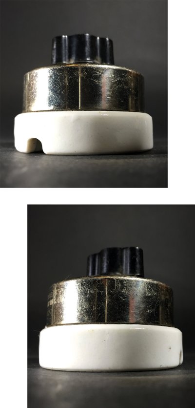 画像2: 1910-20's "Porcelain Base" Turn Switch