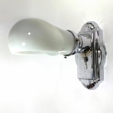 画像1: 1930's Art Deco "Chrome" Bathroom Lamp (1)