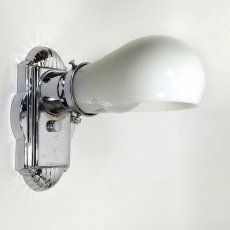 画像2: 1930's Art Deco "Chrome" Bathroom Lamp (2)
