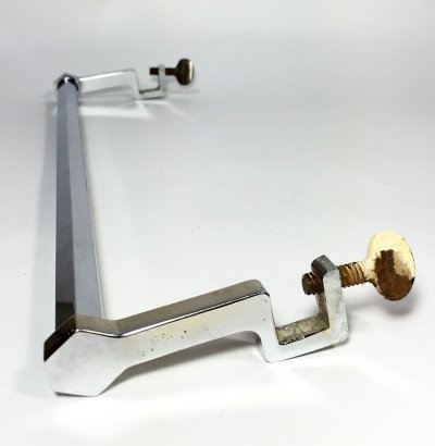 画像2: 1940-50's Hexagonal Chrome Towel Bar