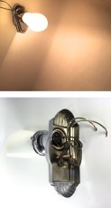 画像5: 1930's Art Deco "Chrome" Bathroom Lamp (5)