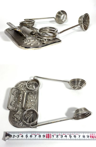 画像2: 1890's【N.R.S. & CO.  N.Y.】Cast Iron Toilet Paper Holder