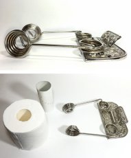 画像4: 1890's【N.R.S. & CO.  N.Y.】Cast Iron Toilet Paper Holder (4)