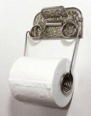画像1: 1890's【N.R.S. & CO.  N.Y.】Cast Iron Toilet Paper Holder (1)