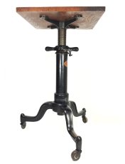 画像5: 1910's "SATELLITE" Adjustable Cast Iron Table (5)