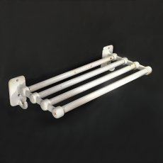 画像2: 1920's Cast-Iron "Train" Bathroom Rack/Shelf (2)