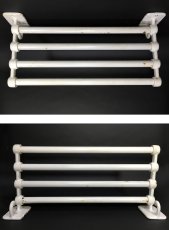 画像4: 1920's Cast-Iron "Train" Bathroom Rack/Shelf (4)