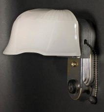 画像7: 1930's Art Deco "Chrome" Bathroom Lamp (7)