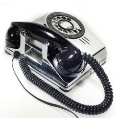 画像14: - 実働品 - 1940's U.S.ARMY "2-Way" Chromed Telephone【BLACK × SILVER】 (14)