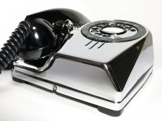 画像3: - 実働品 - 1940's U.S.ARMY "2-Way" Chromed Telephone【BLACK × SILVER】 (3)