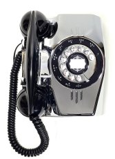 画像1: - 実働品 - 1940's U.S.ARMY "2-Way" Chromed Telephone【BLACK × SILVER】 (1)